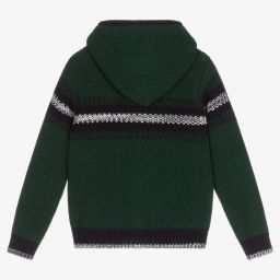 دكتور كيد-Green Hooded Zip-Up Cardigan | Childrensalon Outlet