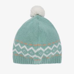 Dr. Kid-Green Knitted Hat & Scarf Set | Childrensalon Outlet