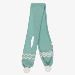 Dr. Kid-Green Knitted Hat & Scarf Set | Childrensalon Outlet