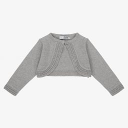 Dr. Kid-Grey Cotton Blend Cardigan | Childrensalon Outlet