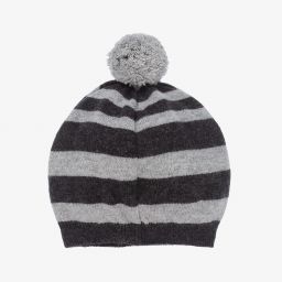 Dr. Kid-Grey Knitted Hat & Scarf Set | Childrensalon Outlet