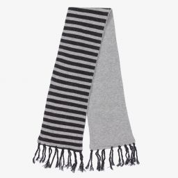 Dr. Kid-Grey Knitted Hat & Scarf Set | Childrensalon Outlet