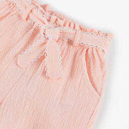 Dr. Kid-Peachy Pink Girls' Cotton Shorts | Childrensalon Outlet