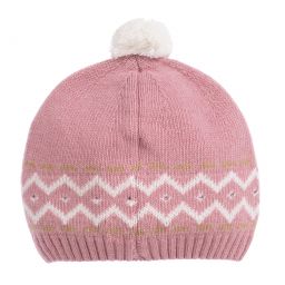 Dr. Kid-Pink Hat & Scarf Set | Childrensalon Outlet