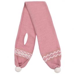 Dr. Kid-Pink Hat & Scarf Set | Childrensalon Outlet