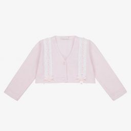 Dr. Kid-Pink Knitted Baby Cardigan | Childrensalon Outlet