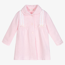 Dr. Kid-Pink Knitted Hooded Cardigan | Childrensalon Outlet