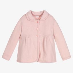 Dr. Kid-Pink Knitted Pram Coat | Childrensalon Outlet