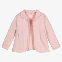 Dr. Kid-Pink Knitted Pram Coat | Childrensalon Outlet