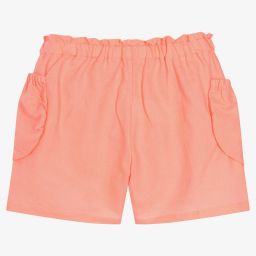 Dr. Kid-Розовые шорты из хлопка и льна | Childrensalon Outlet