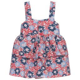 Dr. Kid-Красно-синяя блузка из хлопка | Childrensalon Outlet