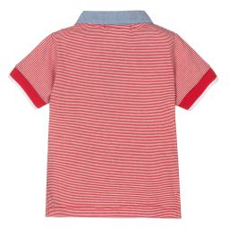 Dr. Kid-Red Striped Cotton Shirt | Childrensalon Outlet