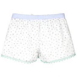 Dr. Kid-White & Blue Floral Shorts | Childrensalon Outlet