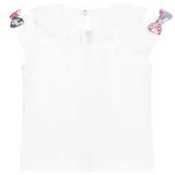 Dr. Kid-Белая хлопковая футболка | Childrensalon Outlet