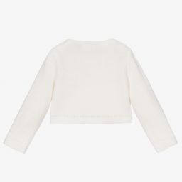 Dr. Kid-White Wool Blend Baby Cardigan | Childrensalon Outlet