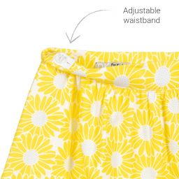Dr. Kid-Yellow & Blue Floral Skirt | Childrensalon Outlet