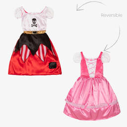 Dress Up by Design-Girls Princess & Pirate 2-in-1 Costume | Childrensalon Outlet