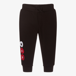 ديسكوارد2-Black Cotton Logo Joggers | Childrensalon Outlet