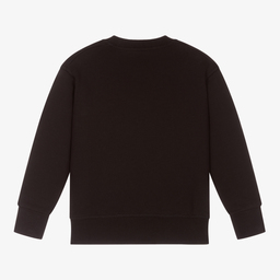 ديسكوارد2-Black Cotton Sweatshirt | Childrensalon Outlet