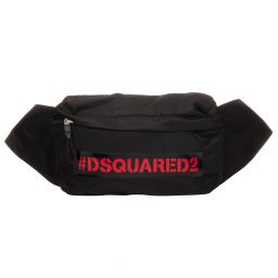 Dsquared2-Black Logo Belt Bag (24cm) | Childrensalon Outlet