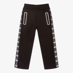 ديسكوارد2-Black Logo Tape Joggers | Childrensalon Outlet