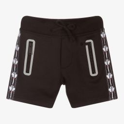 ديسكوارد2-Black Logo Tape Shorts | Childrensalon Outlet