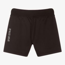 ديسكوارد2-Black Logo Tape Shorts | Childrensalon Outlet