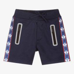 ديسكوارد2-Blue Logo Tape Shorts | Childrensalon Outlet