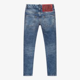 Dsquared2-Boys Blue Denim Jeans | Childrensalon Outlet