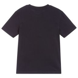 Dsquared2-Boys Navy Blue Logo T-Shirt | Childrensalon Outlet