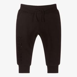 Dsquared2-Girls Black Cotton Joggers | Childrensalon Outlet