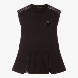 ديسكوارد2-Girls Black Jersey Dress | Childrensalon Outlet
