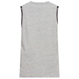 ديسكوارد2-Girls Grey Jersey Zip Dress | Childrensalon Outlet