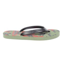 Dsquared2-Green & Black Logo Flip-Flops | Childrensalon Outlet