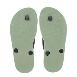 Dsquared2-Green & Black Logo Flip-Flops | Childrensalon Outlet