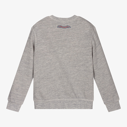 ديسكوارد2-Grey Cotton Sweatshirt | Childrensalon Outlet
