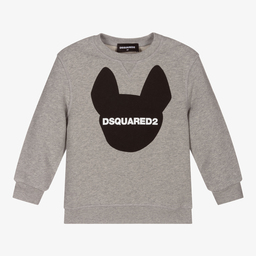 ديسكوارد2-Grey Cotton Sweatshirt | Childrensalon Outlet