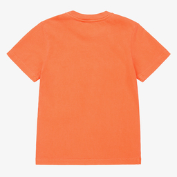 ديسكوارد2-Orange Cotton T-Shirt | Childrensalon Outlet