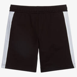 EA7 Emporio Armani-Черно-белые шорты с логотипом | Childrensalon Outlet