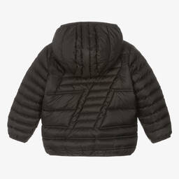 EA7 Emporio Armani-Черный пуховик для мальчиков | Childrensalon Outlet