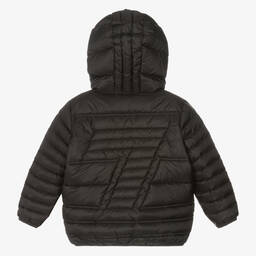 EA7 Emporio Armani-Черный пуховик для мальчиков | Childrensalon Outlet