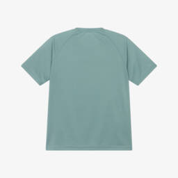 EA7 Emporio Armani-تيشيرت نشط أخضر نقي للأولاد | Childrensalon Outlet