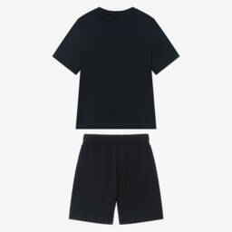 EA7 Emporio Armani-Boys Navy Cotton Leisure Ensemble | Childrensalon Outlet