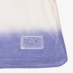 EA7 Emporio Armani-Girls Purple & Orange Ombré Shorts | Childrensalon Outlet