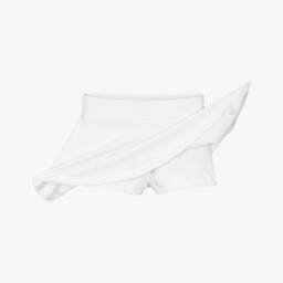 EA7 Emporio Armani-Girls White Performance Tennis Skort | Childrensalon Outlet