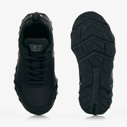 EA7 Emporio Armani-Teen Black Ultimate C2 Kombat Trainers | Childrensalon Outlet