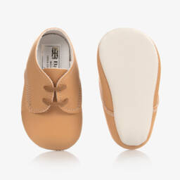 Early Days-Baby Camel-Hued Lace-Up Footwear | Childrensalon Outlet