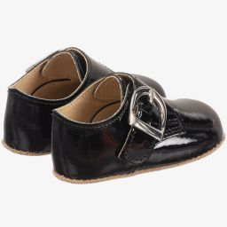 Early Days-Black Patent Pre-Walker Shoes | Childrensalon Outlet