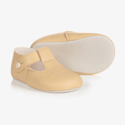 Early Days Baypods-حذاء أولى خطوات للأولاد بلون البيج | Childrensalon Outlet