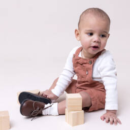 Early Days-Boys Chestnut Lace-Up Walkers | Childrensalon Outlet